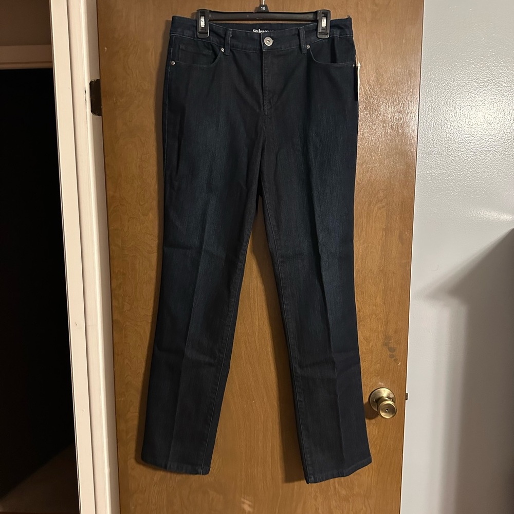 Style&Co Tummy Control Straight Leg Jeans
